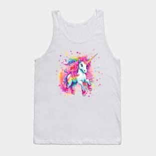 Neon Unicorn Tank Top